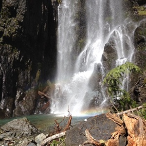 Hiking near the forest at Opal Creek Wilderness