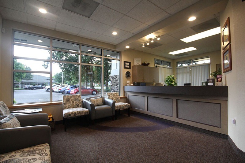 Dental office waiting room